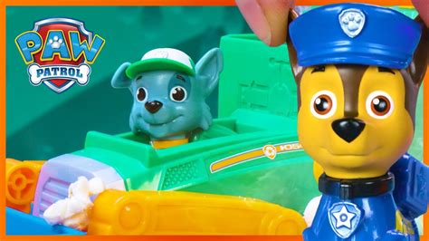Best Chase And Rocky Toy Rescues 🚓 Paw Patrol Compilation Toy