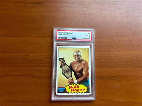 Topps Wwf Hulk Hogan Rookie Card Psa Ebay