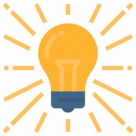 Idea Knowledge Bulb Thinking Bright Icon Download On Iconfinder