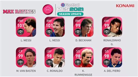 (bgo) beckham iconic real madrid é bom mesmo? PES 2021 | ALL 83 ICONIC MOMENT PLAYERS OFFICIAL MAX ...