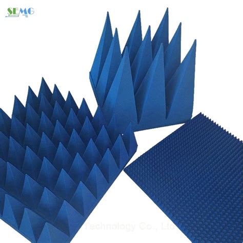 Foam Pyramid Microwave Absorber For Rf Shielding Anechoic Chamber