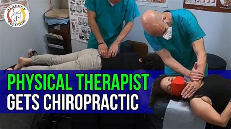 Physical Therapist Gets Chiropractic ~ Sacroiliac Joint Shoulder