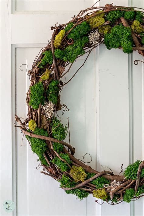 Diy Moss Wreath For Spring Artofit