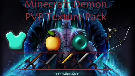Minecraft Demon Pvp Texture Pack Sick Swords Cool Bow Doovi