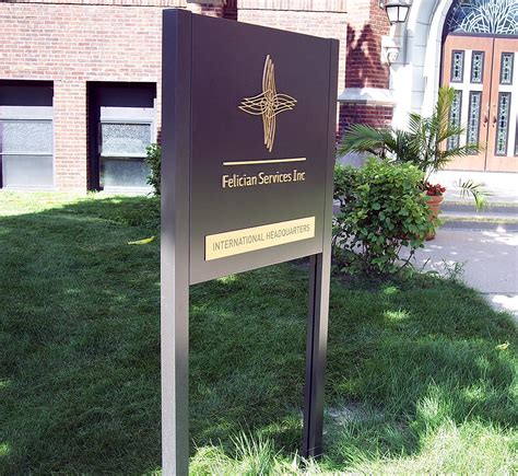 Architectural Monument Signs Durable Exterior Signage Impact Signs