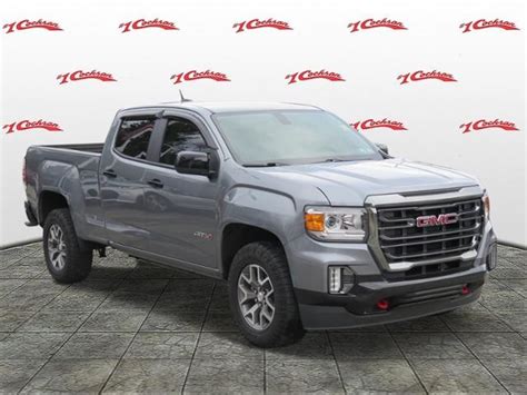 Certified Pre Owned 2021 Gmc Canyon At4 Wcloth 4d Crew Cab In