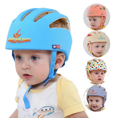 Buy Adjustable Infant Safety Helmet Protective Anti