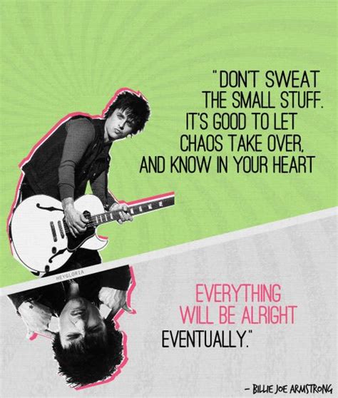Billie Joe Armstrong Green Day Quotes Inspirational Words Green Day