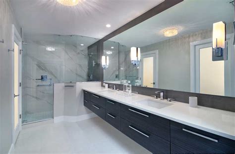 Contemporary Condo Bathroom Remodel In Naples Fl Gulf Shore Blvd