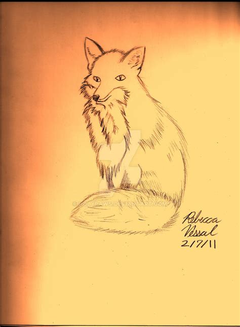 Fox Sketch By Holypaws On Deviantart