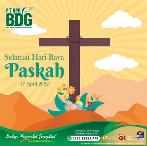 Selamat Hari Paskah Pt Bpr Bank Daerah Gunungkidul Perseroda