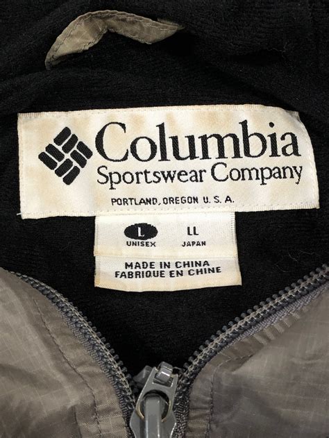 Vintage Columbia Sportswear Quarter Zip Hooded Codeko Etsy