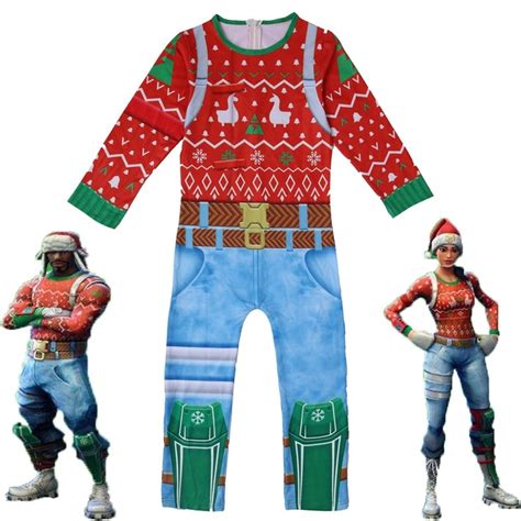 Boys Girls Christmas Nog Ops Carnival Childrens Performance Costume