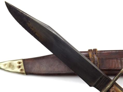 Sold Price Circa 1870s 1890s English Sheffield Bowie Knife By