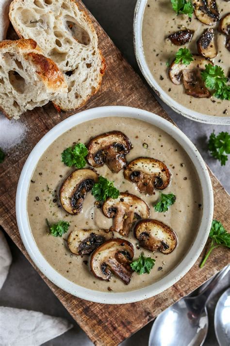 Vegane Pilzsuppe | Cremige Suppe mit Pilzen - byanjushka | vegane, einfache Rezepte • Lifestyle ...