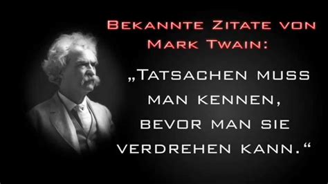 Zitate Von Mark Twain Youtube