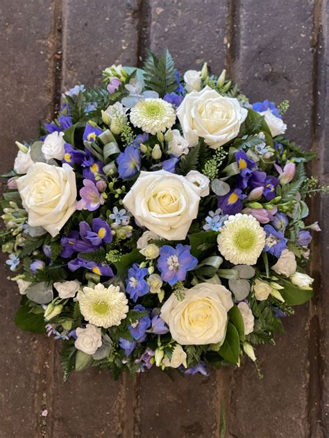 Blue And White Posy Pad Lilac And Willow Flowers