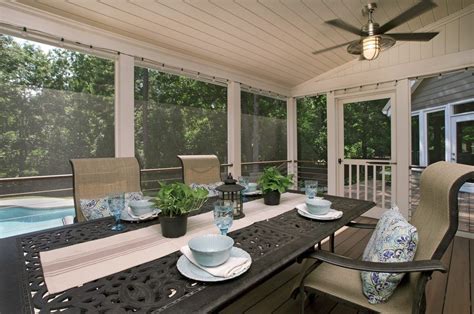 Screened Porches Atlanta Decking And Fence Company Back Porch Designs