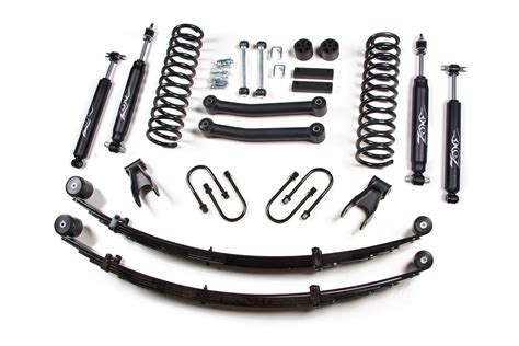 Zone Offroad 4 12 Coil Springs Lift Kit 1984 2001 Jeep Xj
