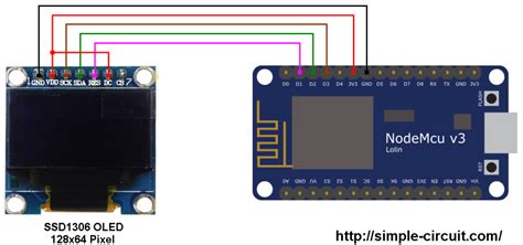 ESP8266 NodeMCU Interfacing With SSD1306 OLED