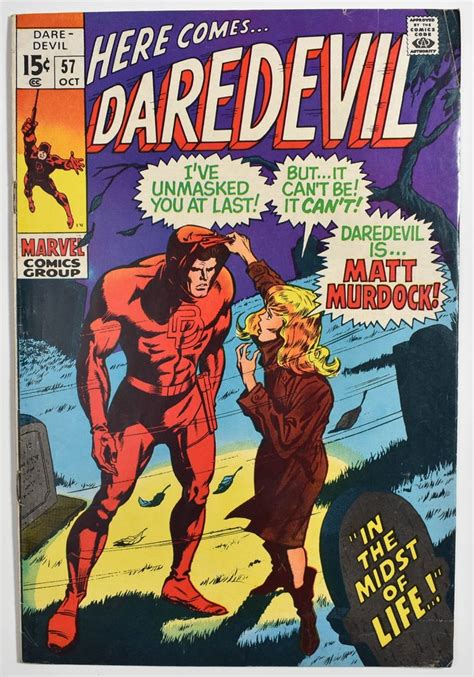 Daredevil Comic Book 57 October 1969 In The Midst Of Life Daredevil Daredevil Comic Marvel