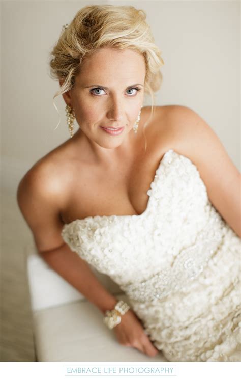 Portrait Of A Blonde Bride At The London West Hollywood Los Angeles Wedding Photography