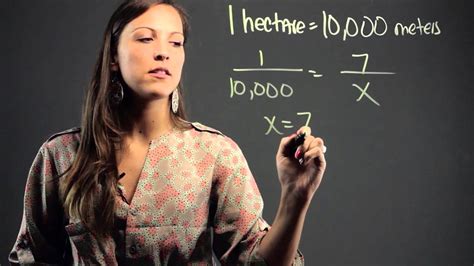 1 ha = 10000 m2. How to Convert Hectares to Meters : Math Education - YouTube