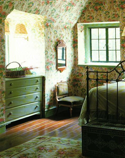 Pretty Green English Cottage Bedroom Country Cottage Decor Cottage
