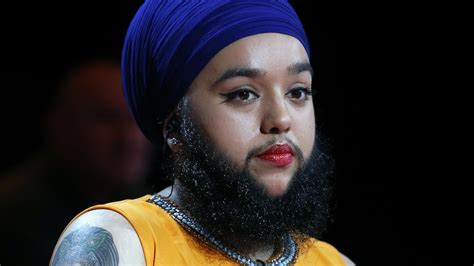 Harnaam Kaur Becomes The First Bearded Lady To Walk A Runway And Make History — Photos