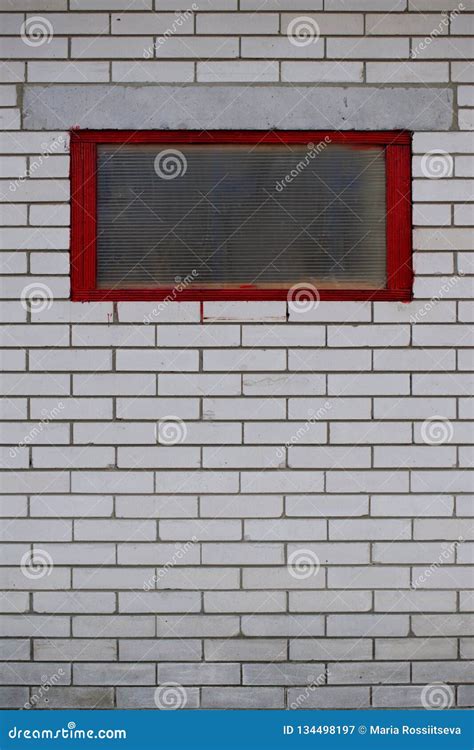 Old Brick Wall With Window Stock Image Image Of Abstract 134498197