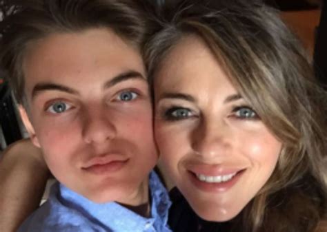 Elizabeth Hurley And Son Damien Look Like Twins In Birthday Post And