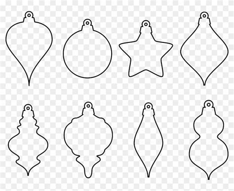 Free Vector Christmas Ornament Shapes Clipart
