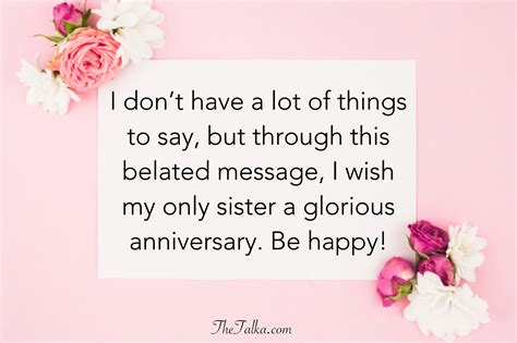 Belated Anniversary Wishes | Belated anniversary wishes, Anniversary wishes for friends ...