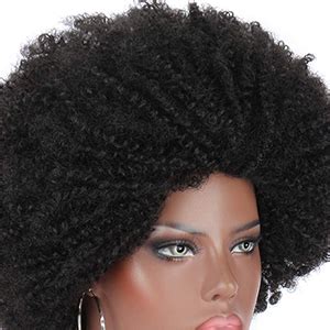 Amazon Kalyss Big Bouncy Full Thick Short Afro Kinky Curly Wigs For Blonde Lightweight
