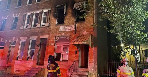 fatal fire reported in baltimore late friday cbs baltimore