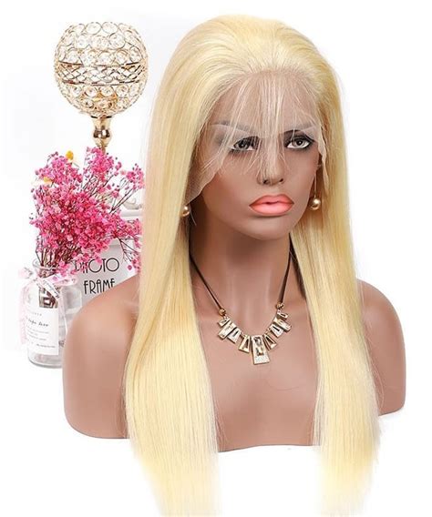 Best Cheap Blonde Human Hair Lace Wig Brazilian Straight Wig