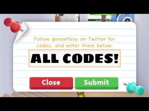 Find all the active adopt me codes available on roblox (march 2021) below. *NEW* ALL CODES ADOPT ME 2020 ROBLOX (FEBRUARY) - YouTube