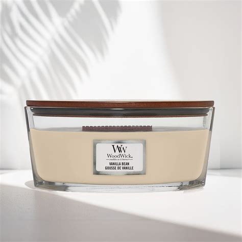 Ароматическая свеча с ароматом чистой ванили Woodwick Ellipse Vanilla ...