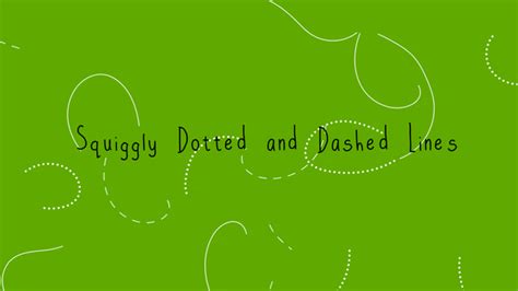 Squiggly Dotted And Dashed Lines Motion Graphics Videohive