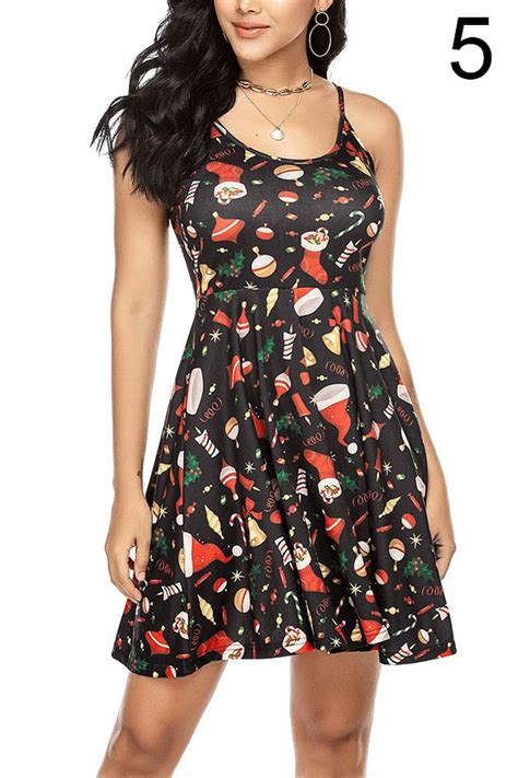 Strappy Summer Dresses With Floral Flared Design