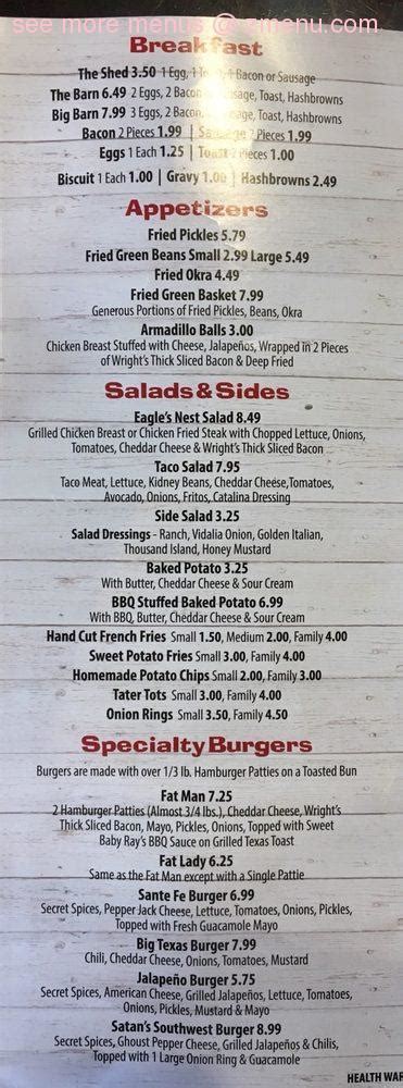 View the menu for burger barn and restaurants in camarillo, ca. Online Menu of Best Burger Barn - Denison Restaurant ...