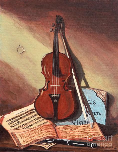 Violin Still Life Painting By Douglas Moore Fine Art America