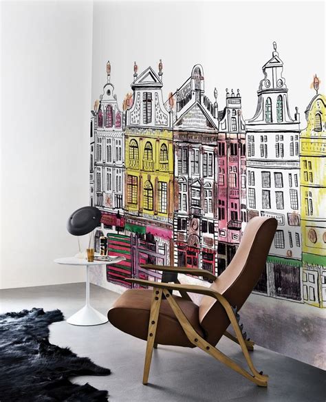 Architectural Wallpapers Are On Trend Brussels Wall Mural Wallpaper