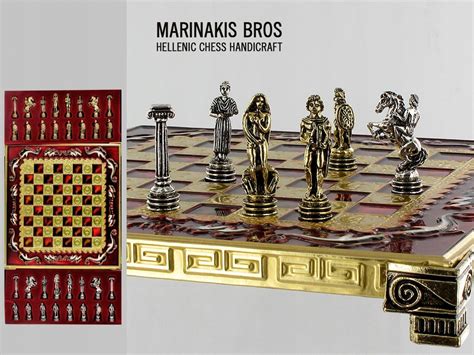 Szachy Trojan War Chess Set 8173223105 Oficjalne Archiwum Allegro