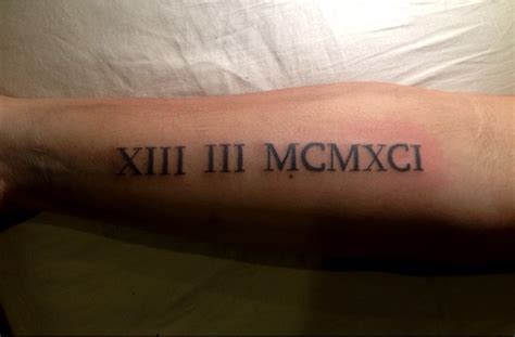 45 Unique Roman Numerals Tattoo That Speaks More Than Just Numbers