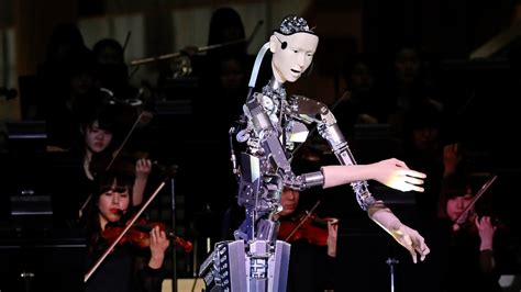 Japans Autonomous Humanoid Robot Sings And Conducts In Tokyo Cgtn