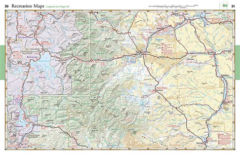 Benchmark Maps Greater Yellowstone And Grand Teton Recreation Atlas