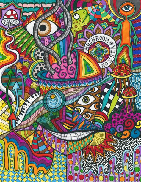 Psychedelic Drawing At Getdrawings Free Download