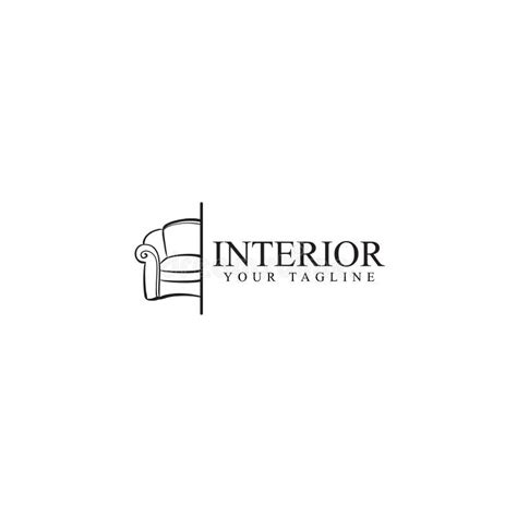 Interior Logo Design Vector Template Stock Vector Illustration Of