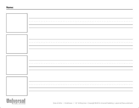 Printable Draw And Write Paper Discover The Beauty Of Printable Paper